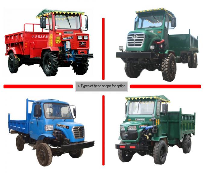 6 van de de Tractorkipwagen van de tonnuttige lading Mini van de het toestelaandrijving het Nutsvoertuig voor Landbouw en boomgaarden 3