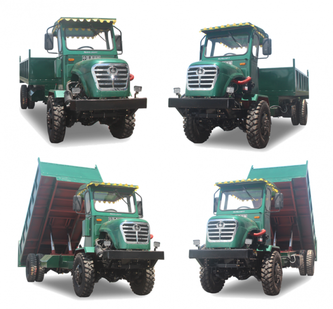 50HP de gearticuleerde Vrachtwagen van de Landbouwbedrijftractor met Lader voor Infield-de Rem van de Vervoer4wd Lucht 2